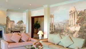  Papier peint sous forme de fresques à l'intérieur