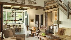 Design de maison de campagne à l'intérieur: design à faire soi-même