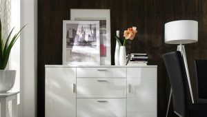  Longues commodes à l'intérieur du salon