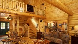  Intérieur d'une maison en bois semi-antique et autres solutions élégantes
