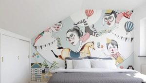  Ungewöhnliche Tapete im Innenraum