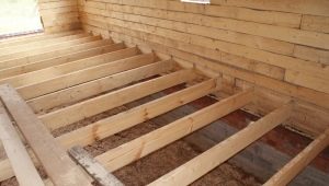 Features of the device flooring on wooden logs in a private house