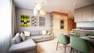  Design moderne d'un appartement de trois pièces