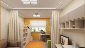  Zonage des appartements d'une pièce: règles, idées, solutions intéressantes