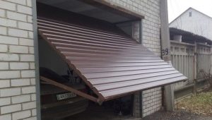 Ein Garagentor mit eigenen Händen machen