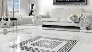  Verkleidung der Fliesen auf dem Fußboden: Ausrüstungsbeschreibungen