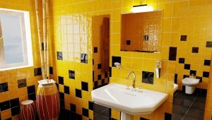  Tuile jaune: des accents brillants dans la décoration intérieure