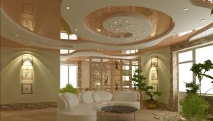  Figures du placoplâtre au hall et aux autres pièces