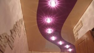  Plafonds tendus à un niveau: vues et instructions d'installation pas à pas