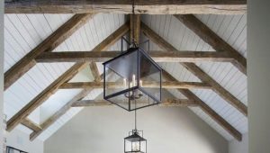  Attic ceiling: features of the device and finishing options