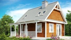 Projekte von Häusern mit einem Dachboden von bis zu 120 m2