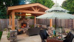  Tonnelle avec barbecue dans le pays: exemples de bâtiments et méthodes de fabrication