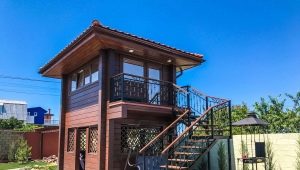  Gazebos à deux étages: caractéristiques de conception et options d'agencement