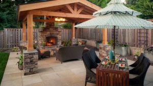  Arbor conçoit avec barbecue et cuisinière