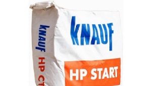  Mélanges pour plâtre Knauf: caractéristiques techniques des compositions