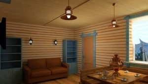  Blockhaus pour la décoration intérieure: les caractéristiques du matériau et le travail avec