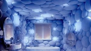  Panneaux en plastique avec un motif 3D dans la décoration de la salle de bain