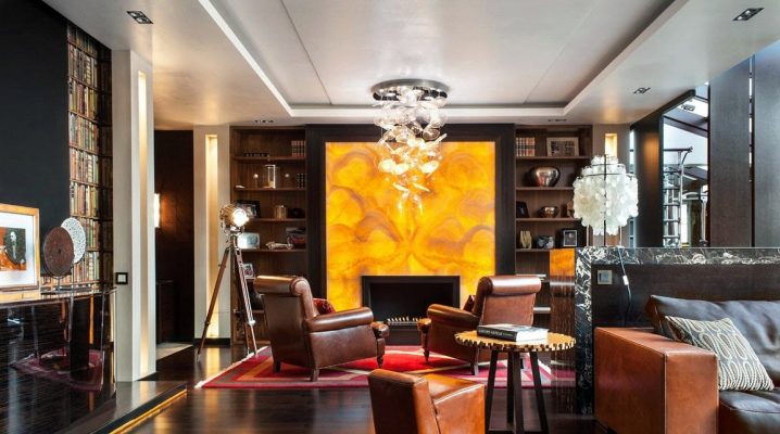  Cheminée Onyx rétro-éclairée