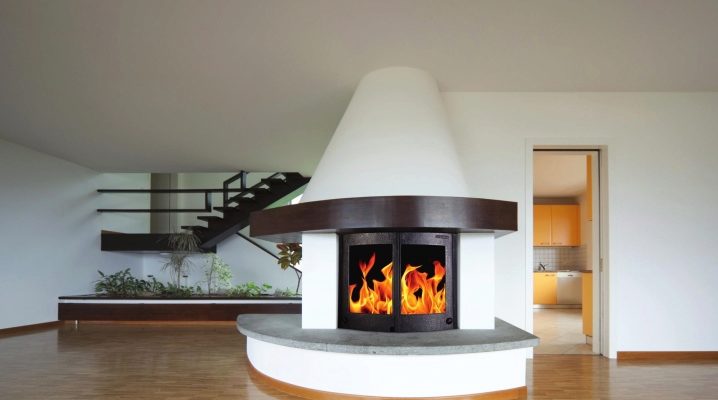  Cheminée avec circuit de chauffage