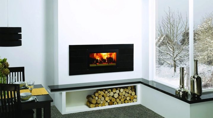  Fireplace in the wall