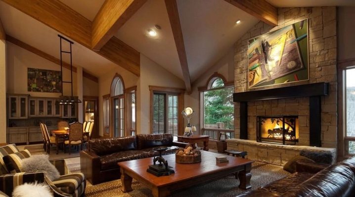  Cheminées à l'intérieur du salon