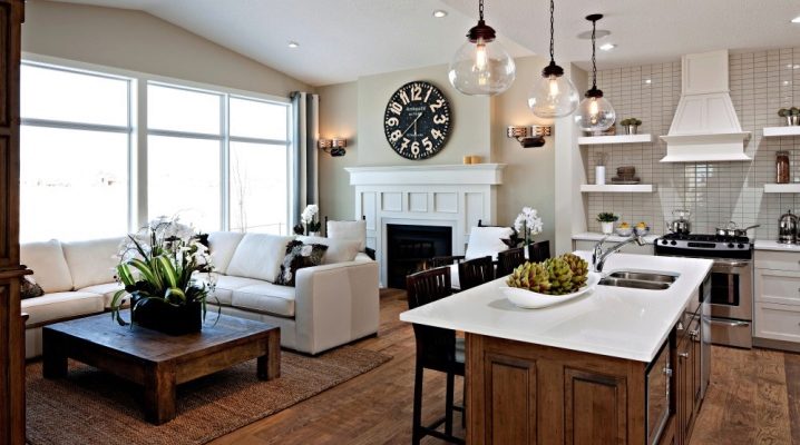  Cuisine avec cheminée