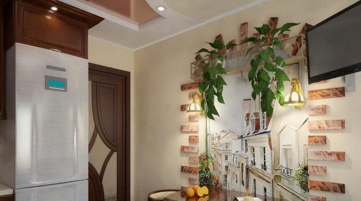  Wall design in the kitchen