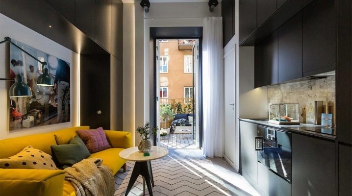  Design-Studio von 29 Quadratmetern. mmit Balkon