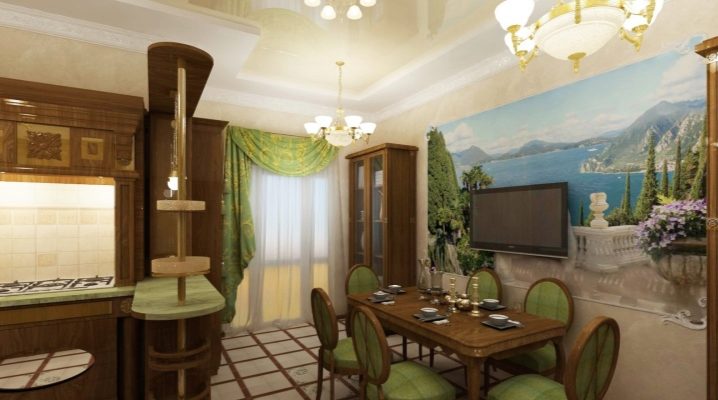  Mural on the kitchen wall