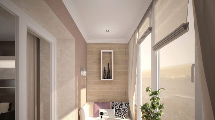  Revêtement de plafond de qualité sur la loggia