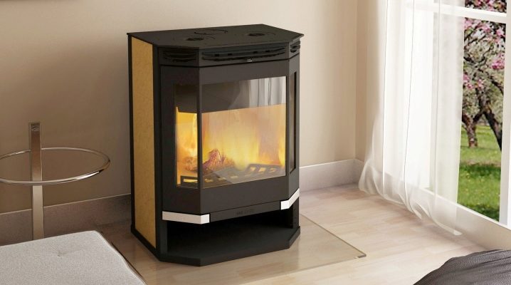  Poêle-cheminée Angara-12: modèle avec contour d'eau