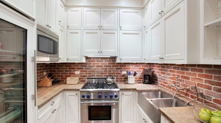  Ziegelwand für Küche