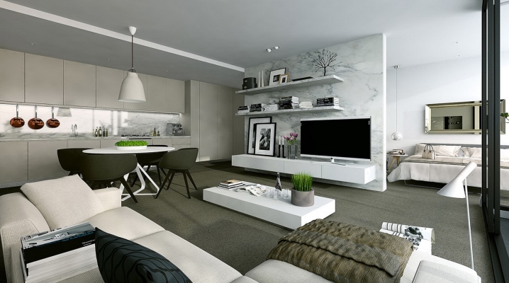  Interior and layout of the studio apartment