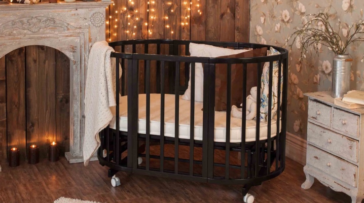  Lit rond transformant pour un nouveau-né