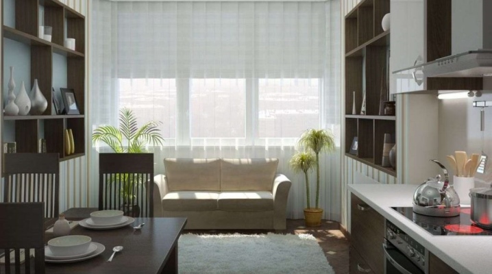  Schmale gerade Sofa in die Küche