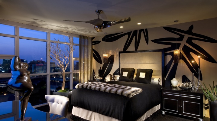  Black bedroom design