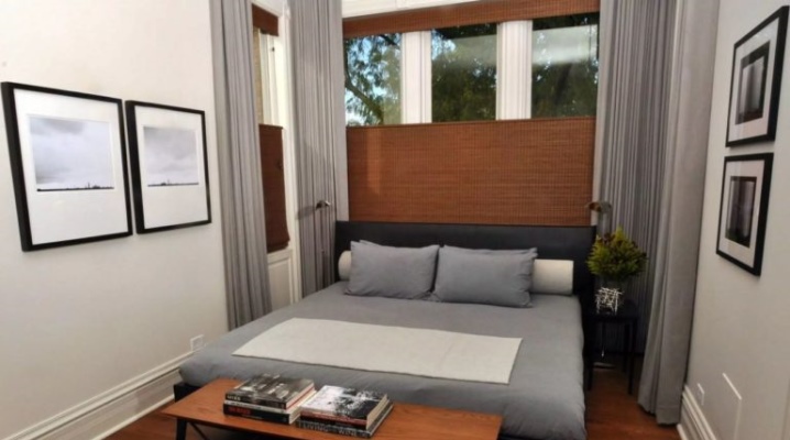  Design eines kleinen Schlafzimmers von 6 Quadratmetern. m