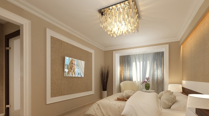  Schlafzimmerinnenraum in den warmen Farben