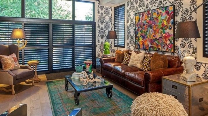 Orientteppiche in einem modernen Interieur