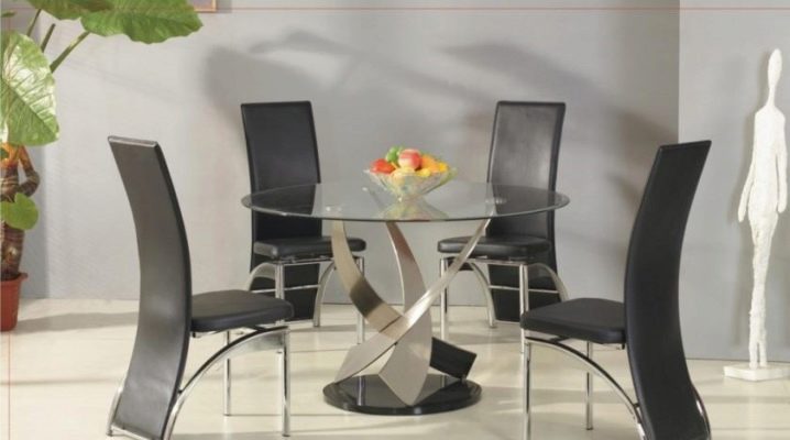  Tables rondes en verre