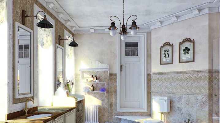  Chandeliers in the bathroom