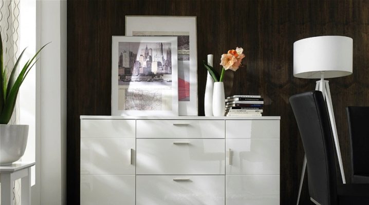  Long dressers in the living room interior