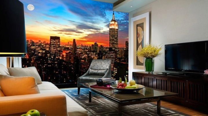  Papiers peints à l'intérieur du salon: beaux exemples de design