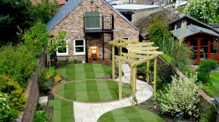  Landscape design: the details of a narrow area