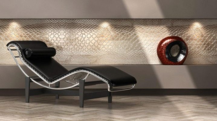  Tapete mit einer Textur unter der Haut: Funktionen und Ideen im Innenraum