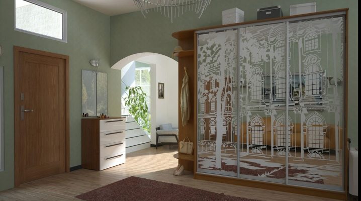  Sandblasting drawings on the mirror: original interior decoration