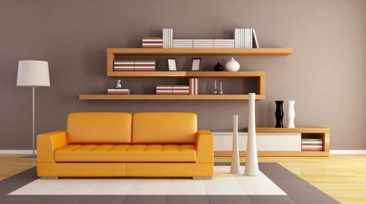  Modèles modernes d'étagères montées dans le salon