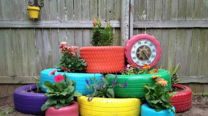  Nous décorons le chalet avec des lits de pneus: idées intéressantes et options