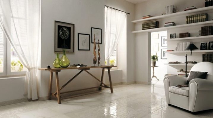  Weiß glänzende Bodenfliesen: die Vor- und Nachteile