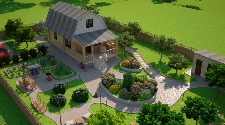  Landscaping the yard of a private house: unusual ideas